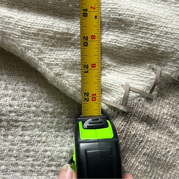 Vtg Silk Angora Sweater, Fringe, Pull Over, Turtle Neck, Soft Knit, Faux Suede - Picture 8 of 14